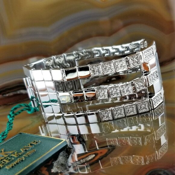 Women\'s Runway ADEE KAYE Silver Swarovski Crystal Watch main image 2